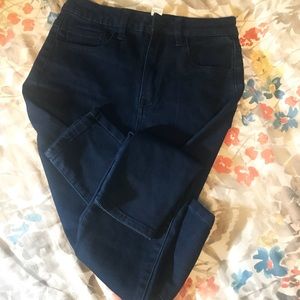 Forever 21 Dark High Waisted Jeans